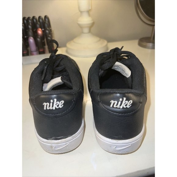 Nike Wmns Court Vintage PRM Wmns Size 7.5 Shoes CW1067-002 Black White Orange - Picture 5 of 9